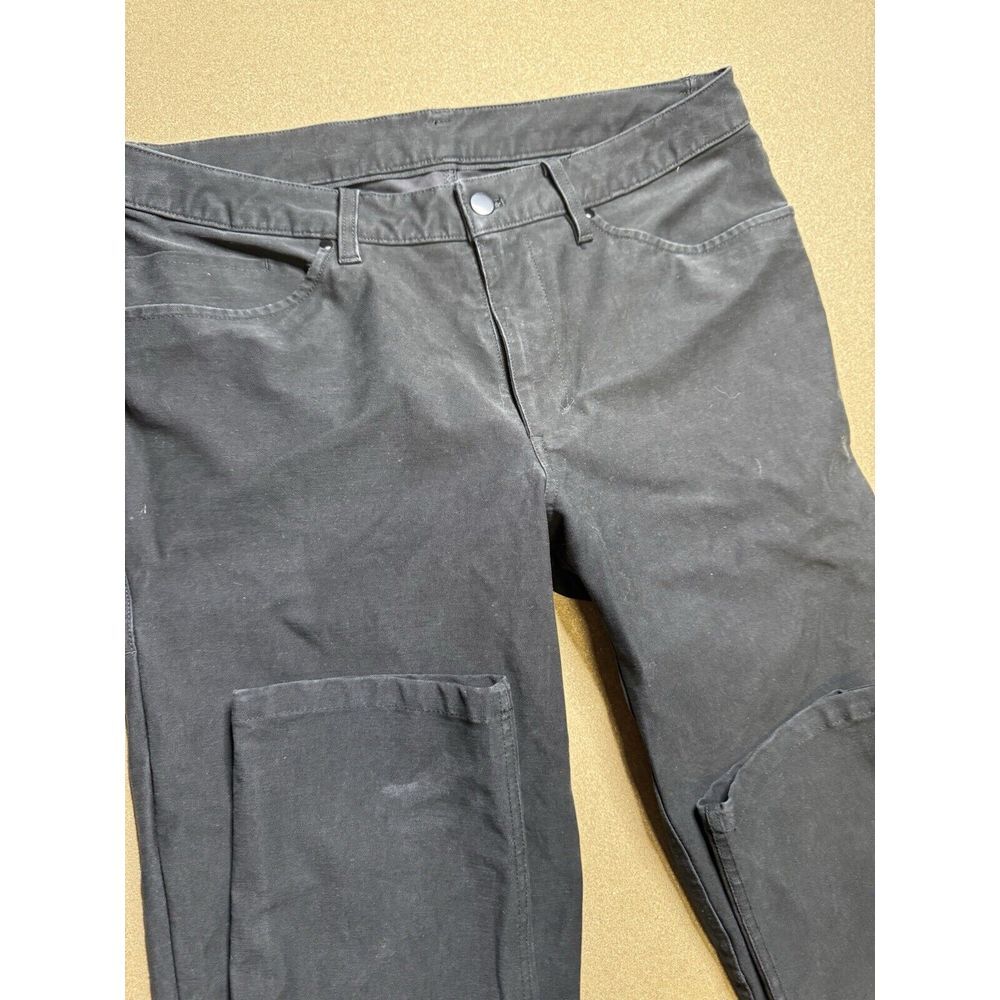 Lululemon ABC Pant Slim Size 34 Utilitech Abrasion Resistant LM5ABOOS black